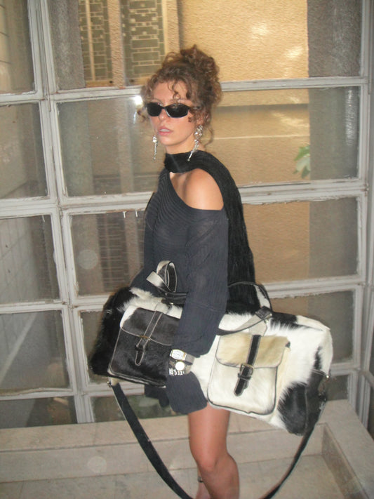 duffle balck white